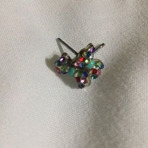 Cute multicolored bow earrings